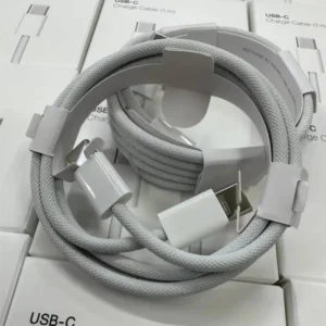 Wholesale 240W PD Super Fast Charging Type-C to Type-c Data Cable USB-C 1M Nylon Braided Charger Cable for iPhone 17 Pack of 10