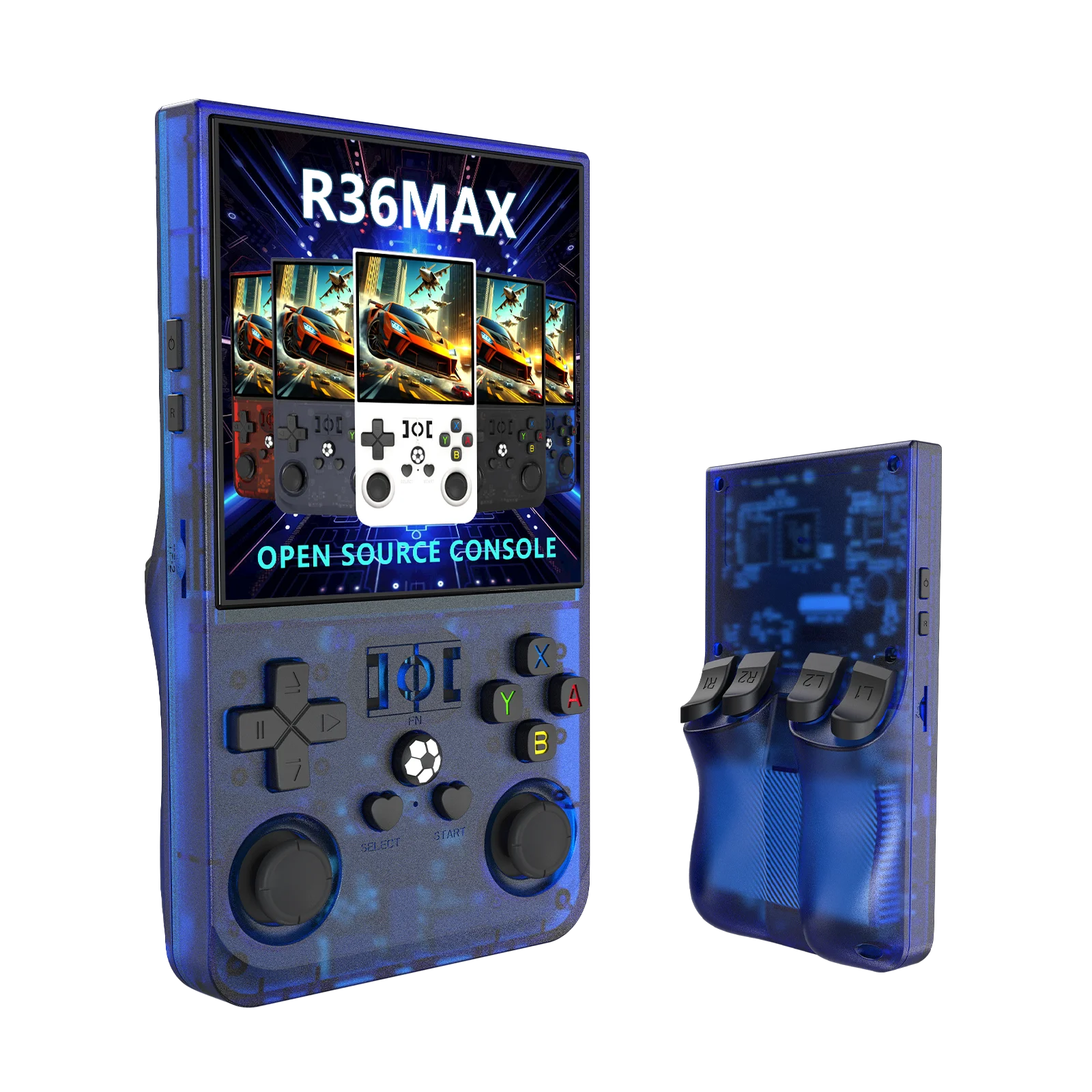 R36 Max Handheld Game Console 4 Inch Screen 64G Retro Classic Portable Handheld Video Game Console for Game R36S Console - Image 3