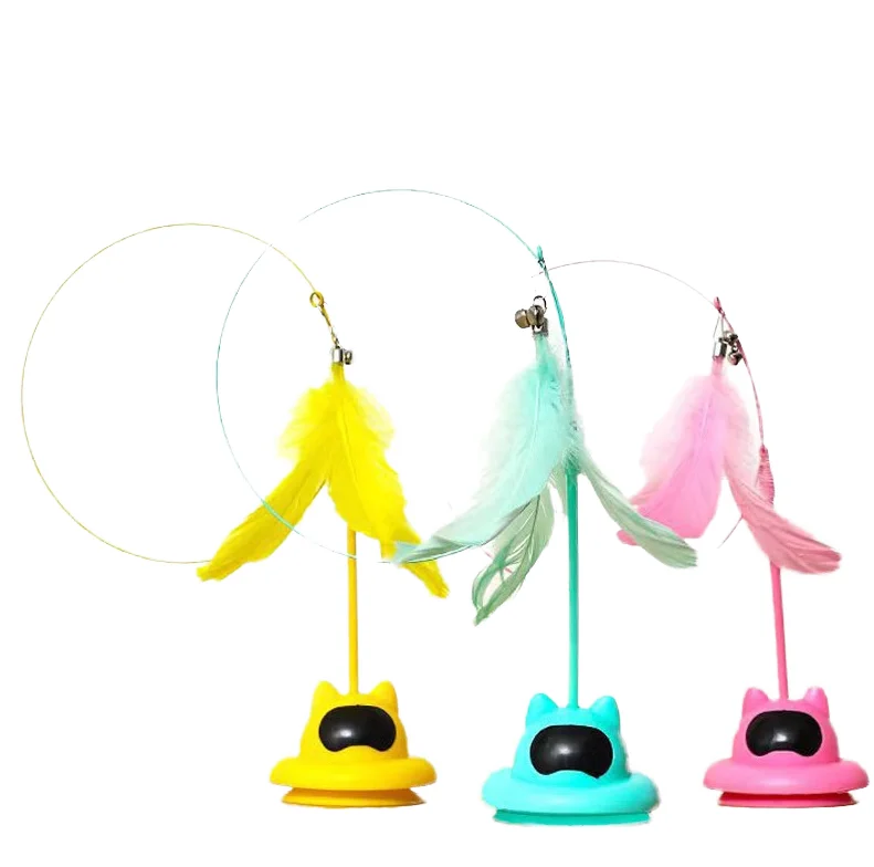 New Cute Shaped Feather Cat Wand Toy for Boredom Relief Interactive Play for Cats Pet Supplies Pack of 150