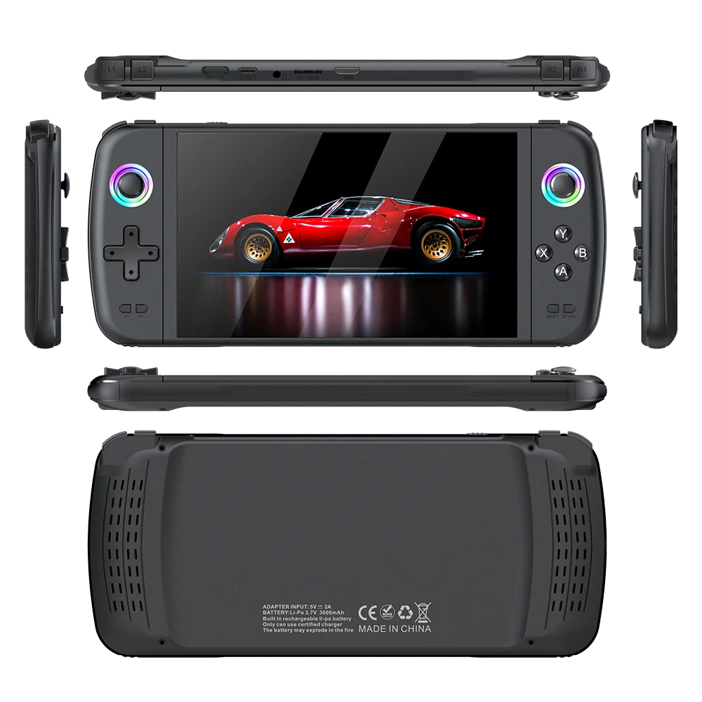 M27 7 Inch 64G Handheld Arcade Video Games Console Built-in 20000+ Games Support TF Card for PSP Game Player