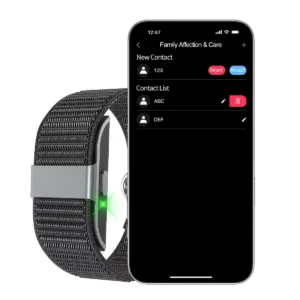 S01 Smart Electronic Bracelet for Sport Fitness Tracker Heart Rate Find My Device & Low Battery Alert Smart Notifications