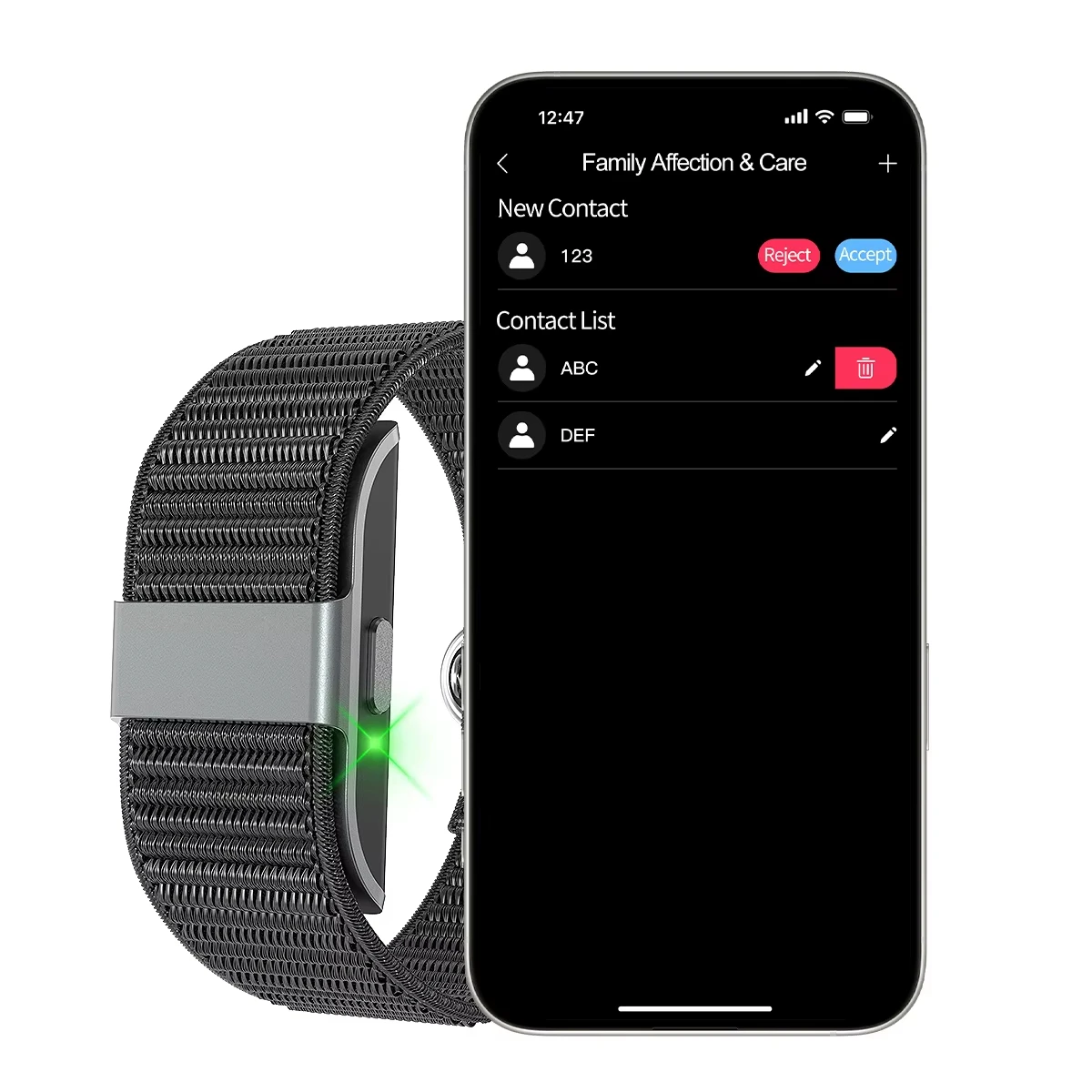 S01 Smart Electronic Bracelet for Sport Fitness Tracker Heart Rate Find My Device & Low Battery Alert Smart Notifications