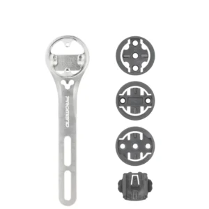 2024Titanium Alloy Bicycle Computer Holder Bike Gps Speedometer Mount Bracket Road Bike Computer Handlebar Stem Extension &light Pack of 3