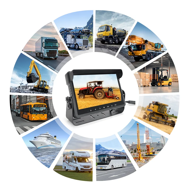 Rugged 10.1 Inch Waterproof Touch Screen Monitor IP67 with High Brightness and Multi-Input for Outdoor Vehicle Systems - Image 4