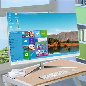 dHP All in One Computer 23.8 Inch All in One Desktop Core i7 11390H 16GB 512GB SSD All in One Computers with UPS Battery