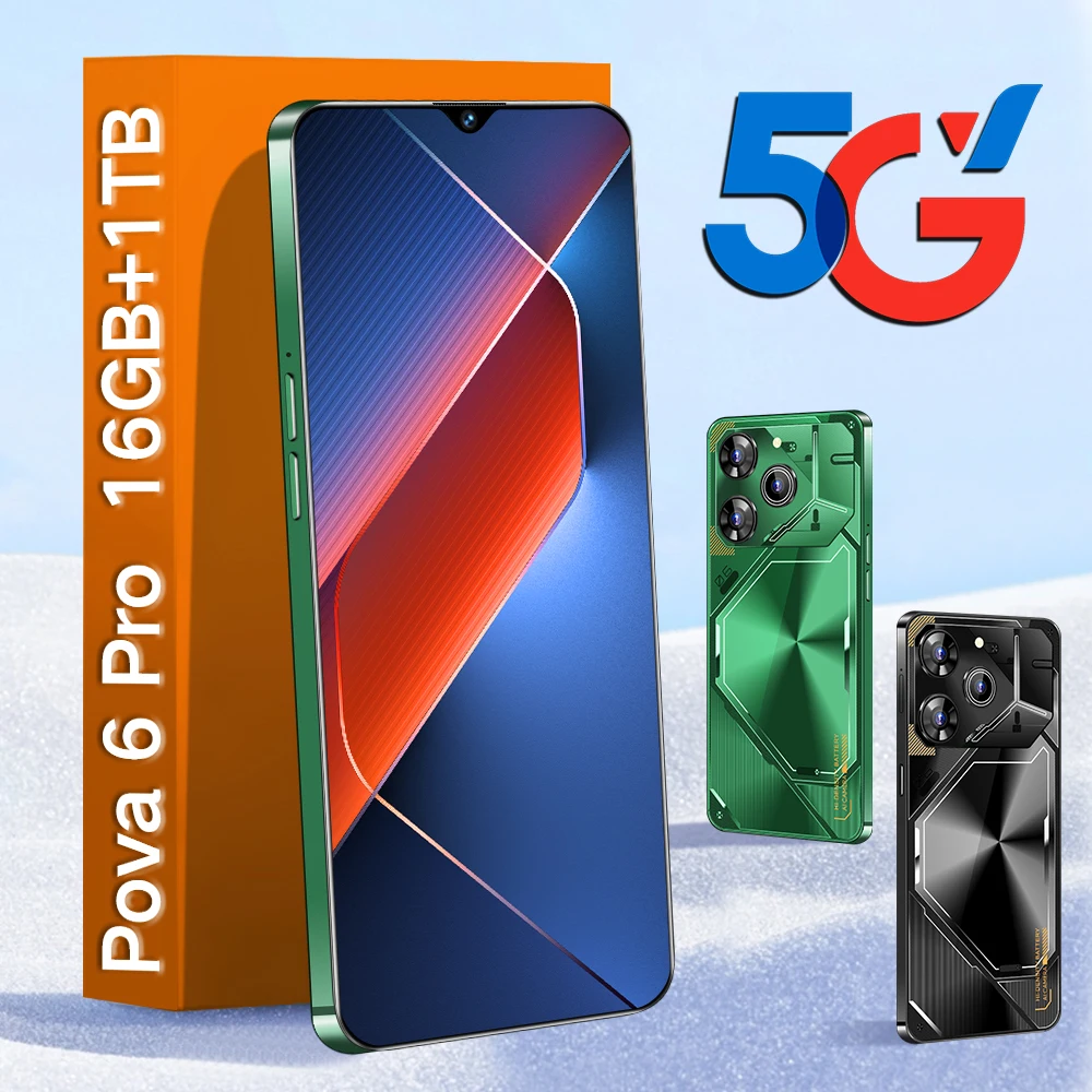 Pova 6 Pro Phone 5G Smartphone with 16GB RAM 1TB Storage Long Battery Life Dual SIM Compatibility Android 14 OS - Image 3