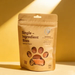 Low MOQ Customized Logo Gravure Printing Recyclable Zipper Flat Bottom Bags for Dry Dog Cat Fish Pet Food Wild Bird Food