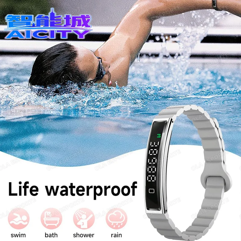 Women's Waterproof Fitness Tracker Smart Bracelet with Heart Rate Monitor Android Operated Sports Wristband IPS Display for Men - Image 4