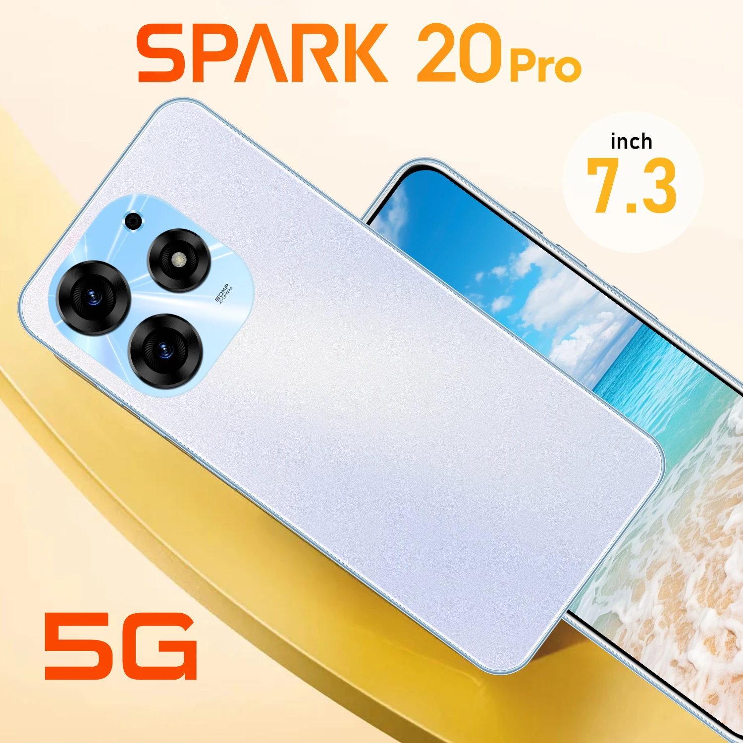 Brand New Tecno Spark 20 Pro Phone HD+ 5g Smartphone Plus10-core 5g Network 7000mah Android14.0 16GB+1TB Mobile Phone - Image 2
