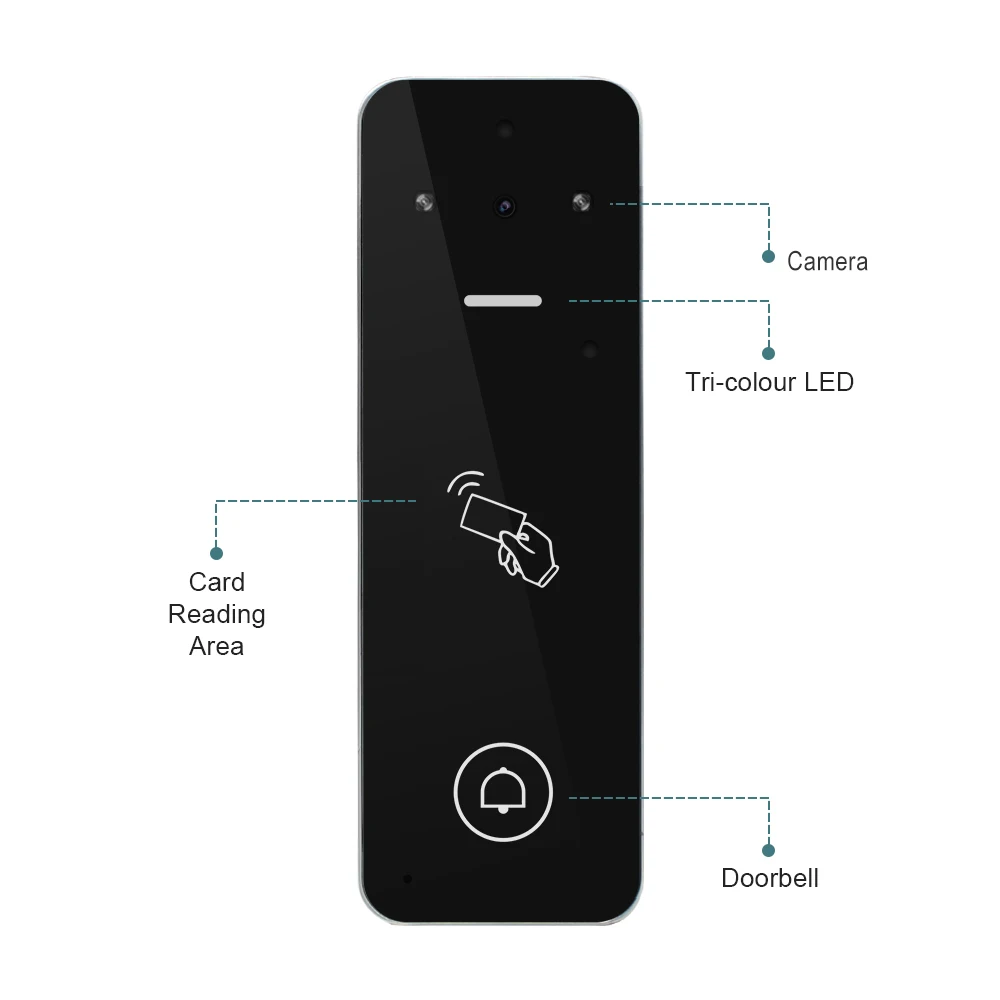 IP65 Outdoor Smart Video Doorbell WiFi Intercom System Door Entry System With Night Vision Two Way Intercom for Home Villa - Image 3