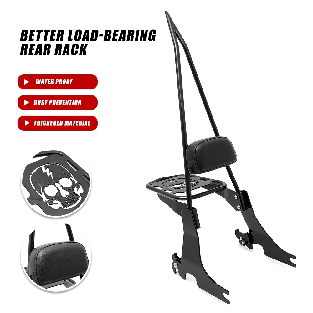 New Model - Sissy Bar for Harley-Davidson Motorcycle Tail Stand Backrest Harley Sportster XL 94-03 Modified Motorcycle Pack of 2015 - Image 2