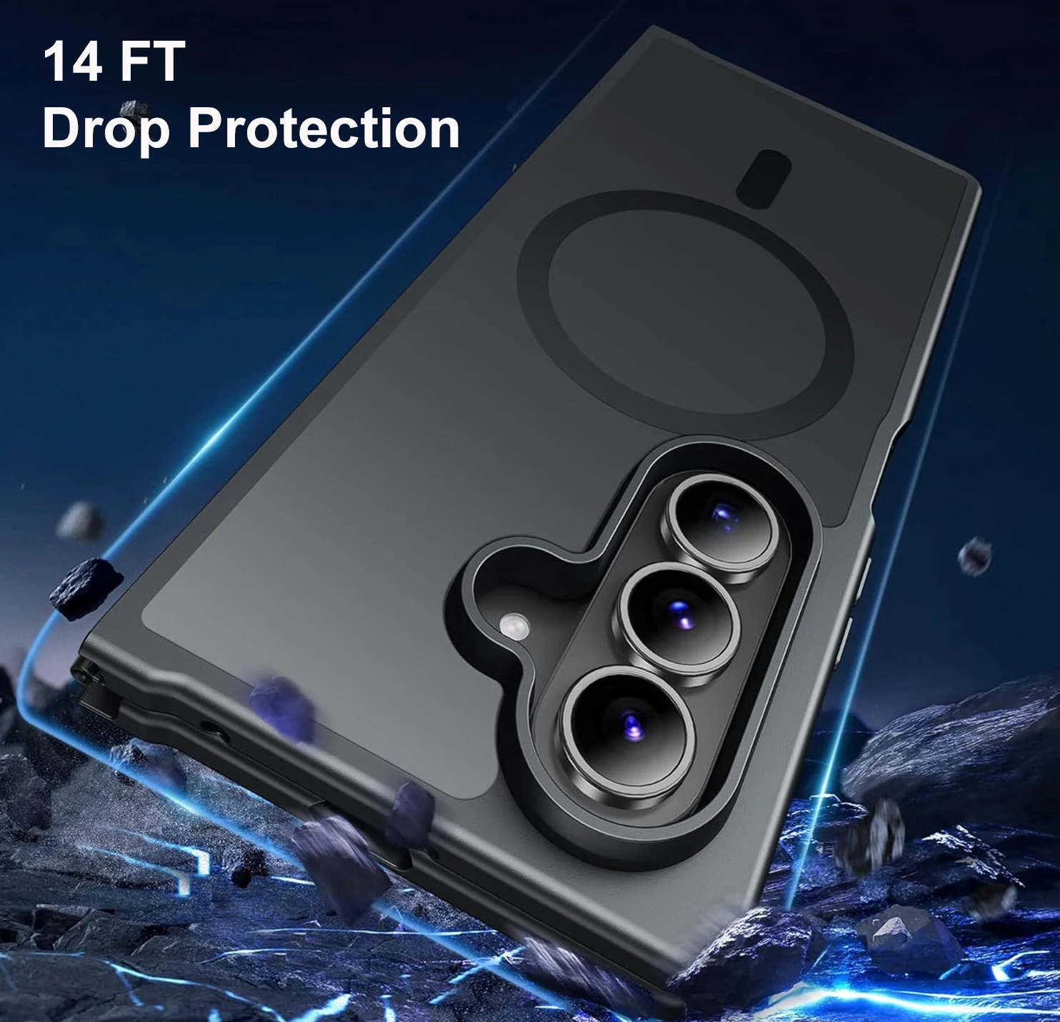 For Galaxy Z Fold 7 Case Full Body Cover Anti-Scratches Shockproof Hard PC Magnetic Phone Cover for Samsung Galaxy Z Fold7 - Image 3