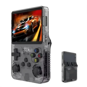 R36s Console Classics 3.5" Screen Pocket-sized Handheld Game Console 64GB Storage 14000 Games RK3326 CPU Linux OS-Retro Gaming