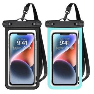 Factony Direct Sales Sports Universal Clear PVC Touchable Dry Protective Cover Waterproof Mobile Phone Bag Phone Strap Universal Pack of 10