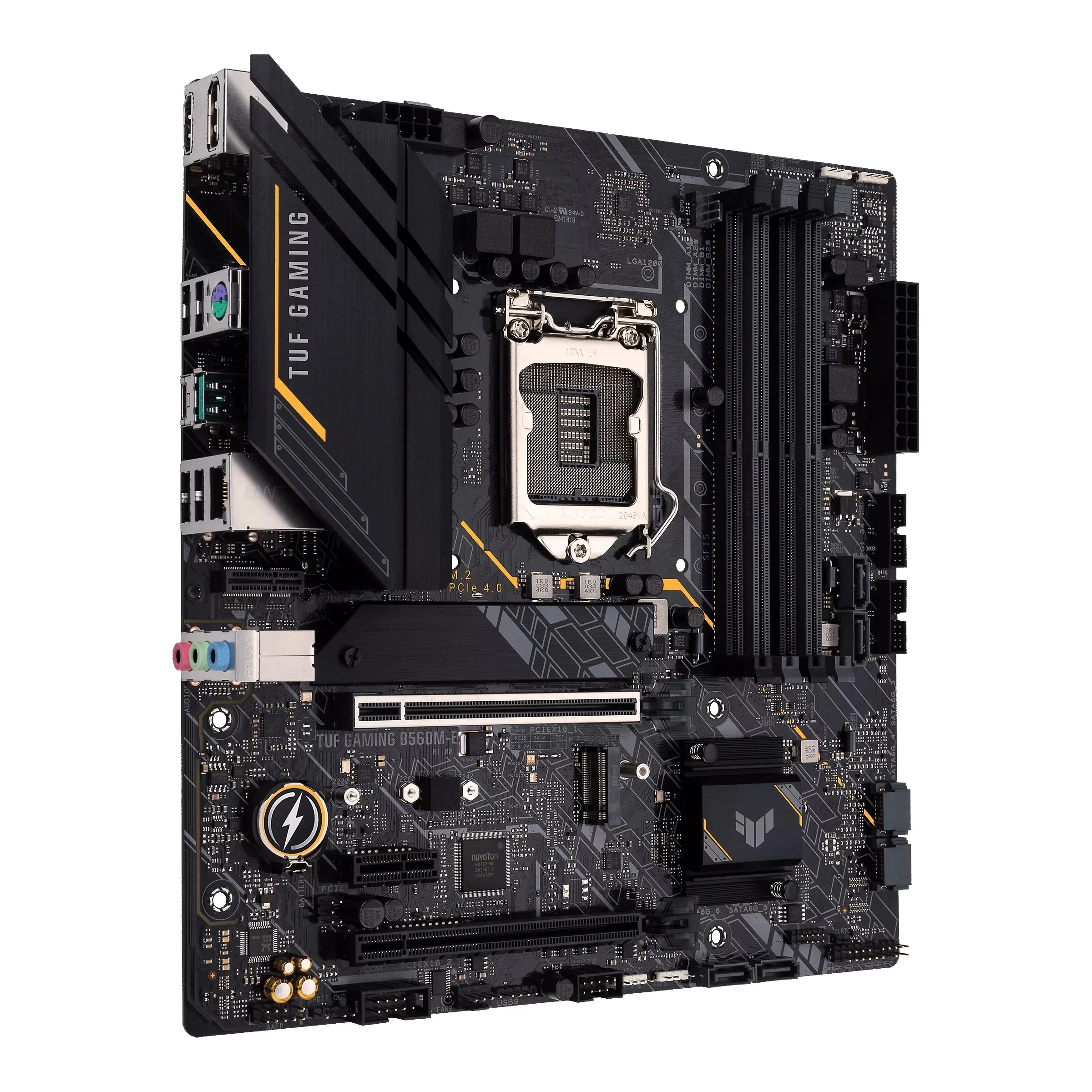 Cheap Intel for ASUS TUF GAMING B560M-E Micro-ATX Desktop Motherboard LGA1200 10th/11th Gen I9/I7/I5 for DP 4xDDR4 12GB M.2 RGB