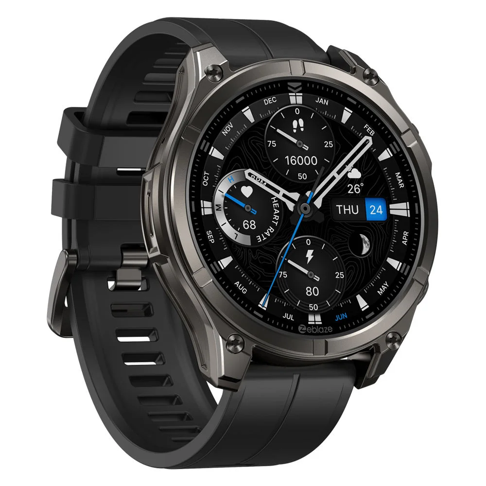 For Zeblaze VIBE 8 New Smart Watch AMOLED 500mah 5ATM Waterproof Flashlight for Sport Outdoor Answering Call Smartwatch - Image 4