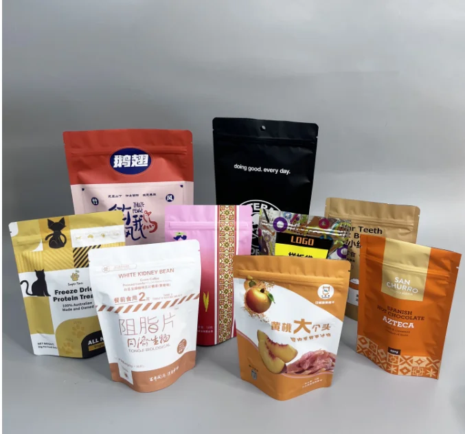 Custom Gravure Printed Moisture Proof Mylar Stand-Up Ziplock Bag with Food Grade Material for Pet Food Packaging Pack of 100 - Image 2