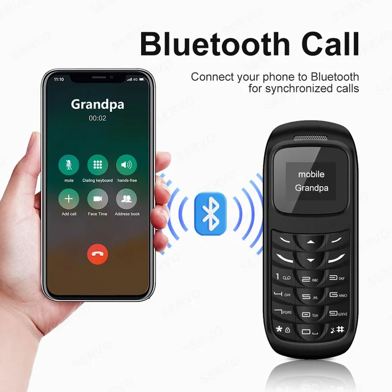 L8Star BM 70 Mini Phone Bluetooth-compatible Universal Waterproof Wireless Headphone Cell Phones Dialer Gtstar BM70 GSM Phone Pack of 5 - Image 4