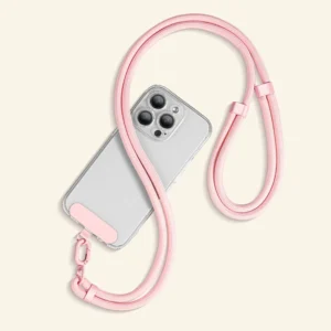 Universal Adjustable Chain Polyester Mobile Phone Lanyard with iphone Tether Patch Crossbody Neck Strap for Cell Phone Use Pack of 10