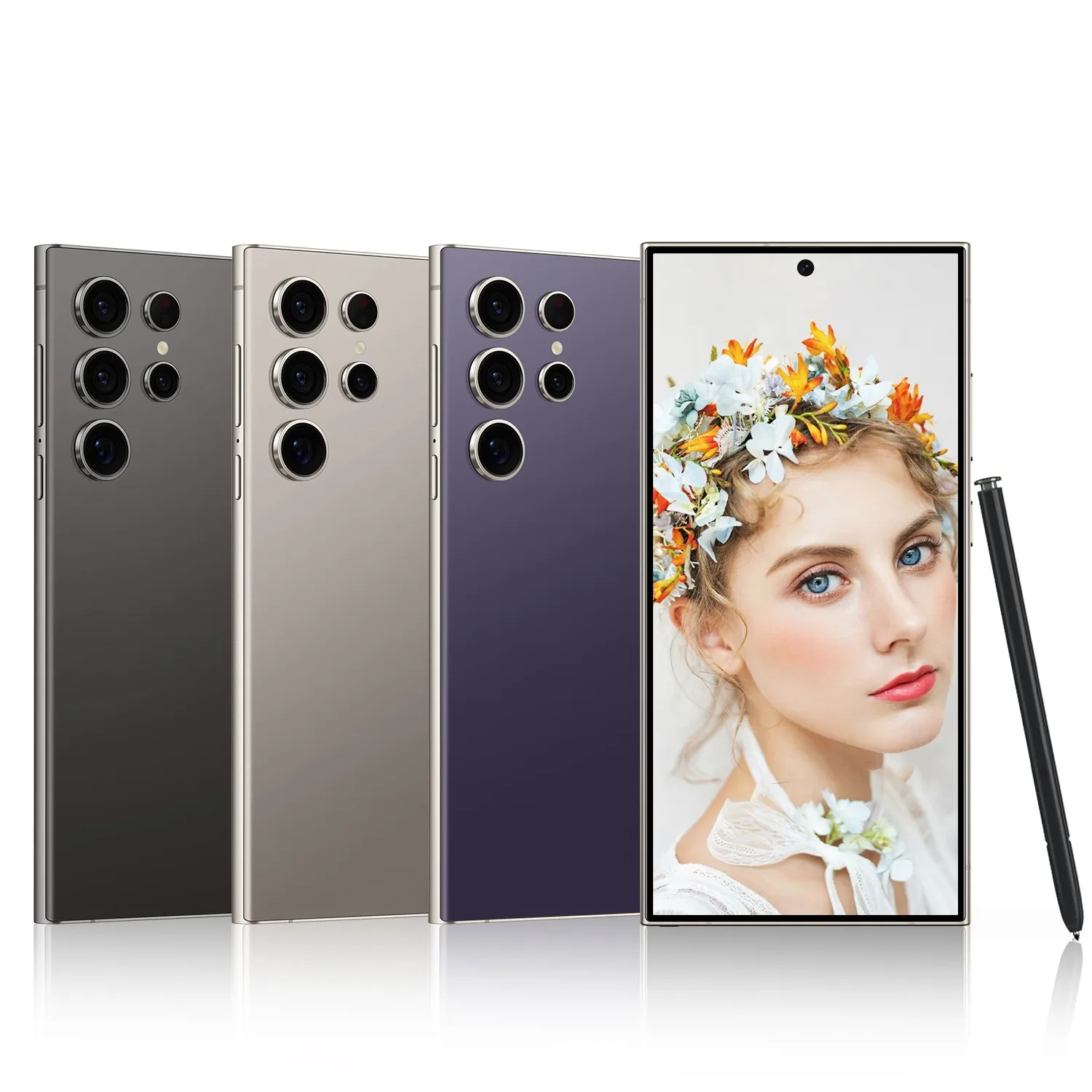 GSM Cellular S24 Ultra Smartphone Cellphone Unlocked Dual Card 5G Smart Phone HD Mobile Cellphone