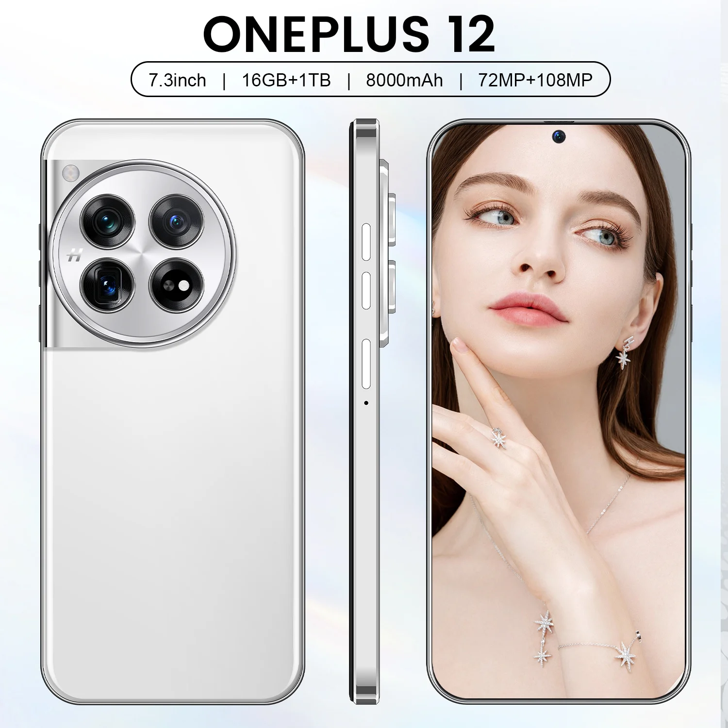 Large Battery One Plus13 7.3 Inch 16GB +1tb Amdroid 14.0 Core Celulares Global Version Unlocked Mobile Phone 5g - Image 2