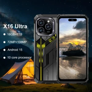 Android Smart Rugged Mobile Phone with 32MP+64MP 10000mAh Fingerprint/Face Unlock NFC