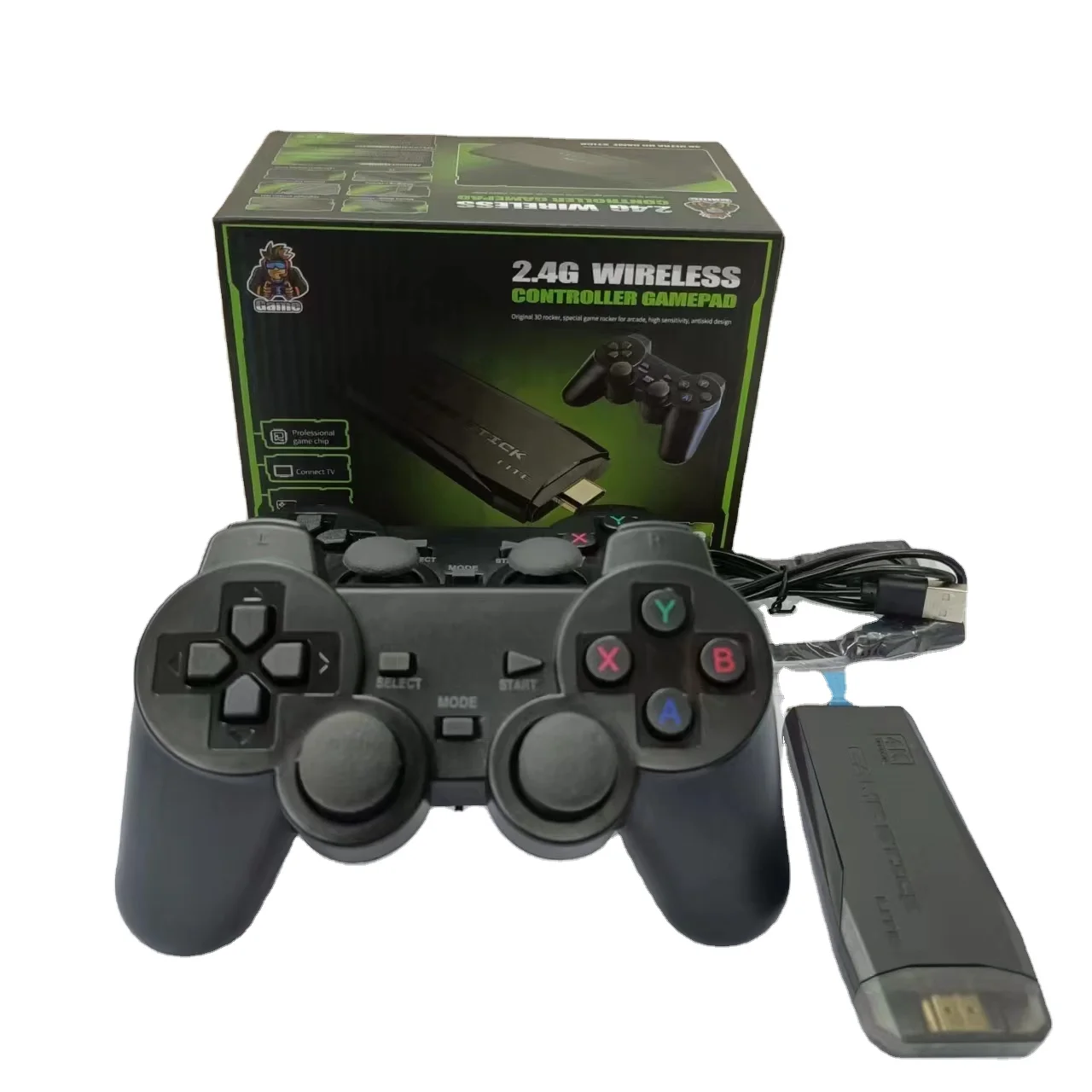 Ergonomic Game Wheel Steering Joystick with Wireless 2.4GHz Connection Model M8 for Multiple Game Consoles Pack of 5 - Image 2