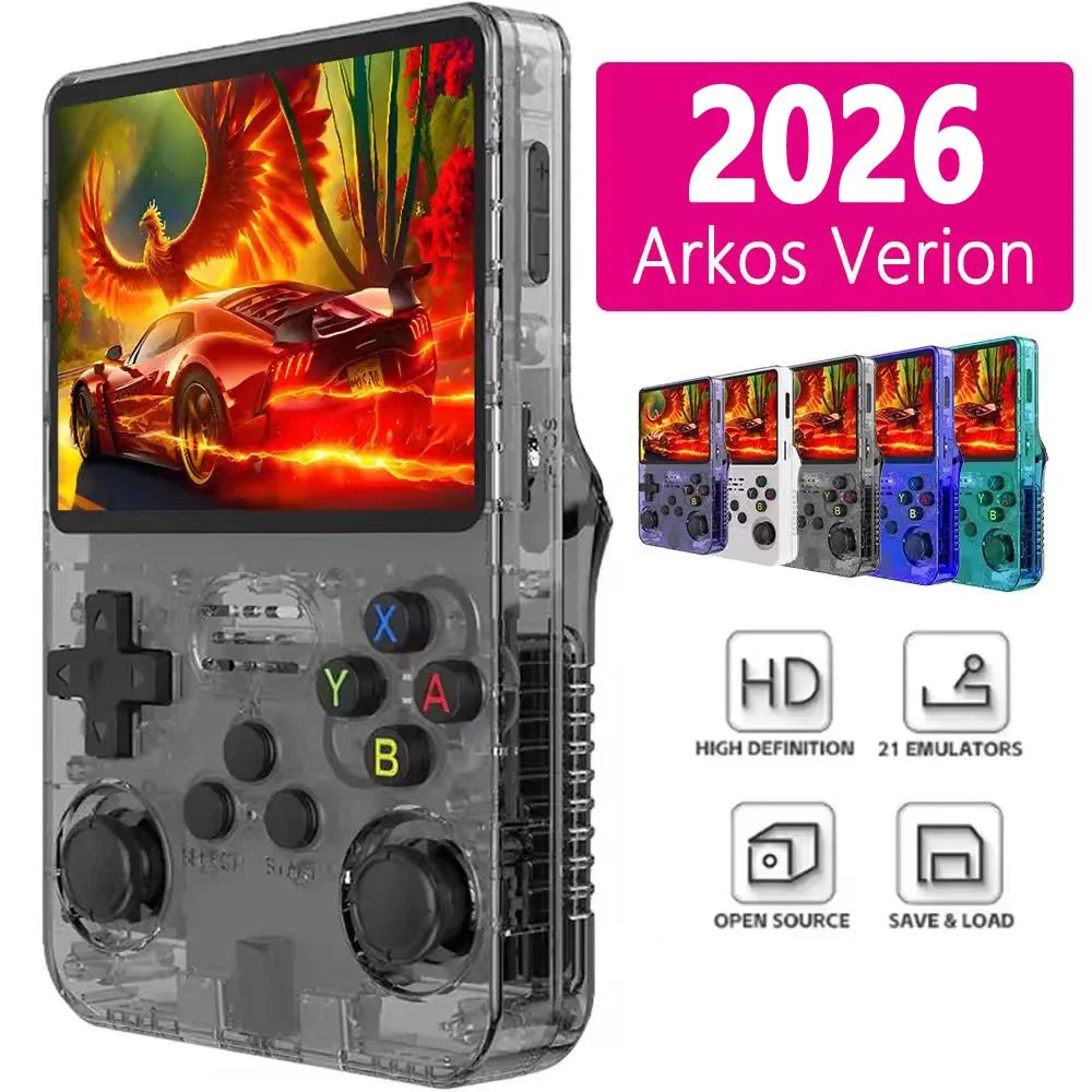 R36S Handheld ConsoleRetro Mini Handheld Game Player Linux Dual System 15000+ Games Pocket Game Console 64G VS RG35XX VS RGB20S