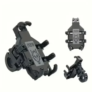 New Adjustable Motorcycle Scooter Bike Phone Mount Accessories Phone Holder Clamp 360 Degree Rotatable With Shock Absorption