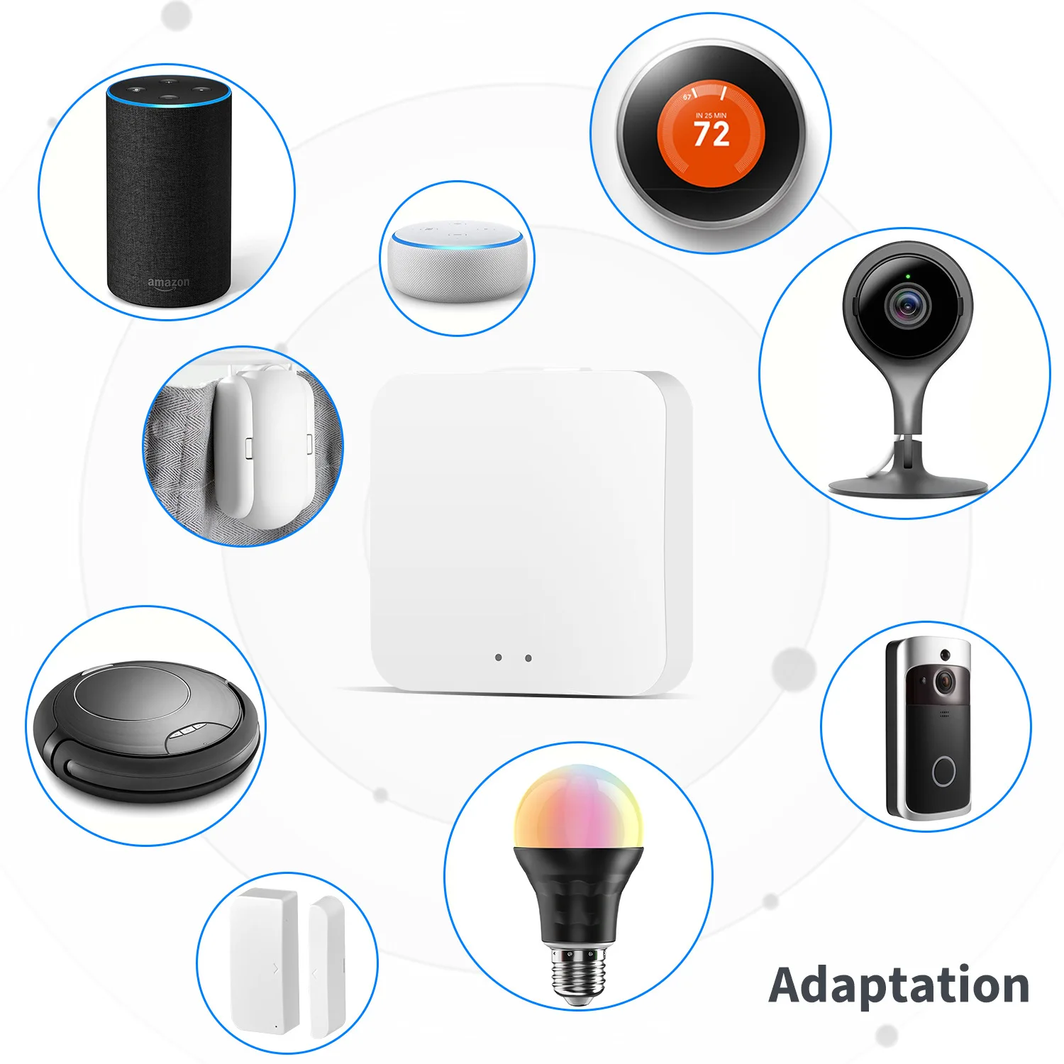 Smart Home Wireless Mini Multiple Mode BLE Zigbee 3.0 Hub Bridge Type C APP Control Tuya Gateway for Smart Locks - Image 3