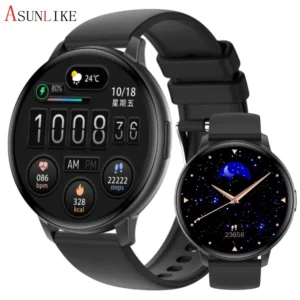 New Fashion T6 Smart Watch for Unisex IP67 Waterproof Silicone Brand 1.38inches HD Screen AI Voice Assistant Reloj Inteligente