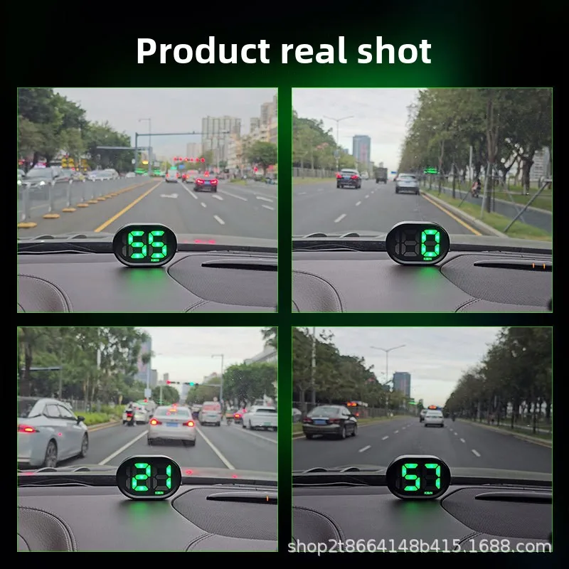 Factory Direct Accurate HUD Car GPS Over Speed Alarm Smart Gauge Head up Displays Universal Speedometer - Image 3