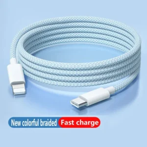 MFI Certificate Manufacturer Braided 1m 2m 20w USB C to mfi Type C PD Fast Charging Cable 12 13 14 15 16 Pro Max for iphone 11 Pack of 10