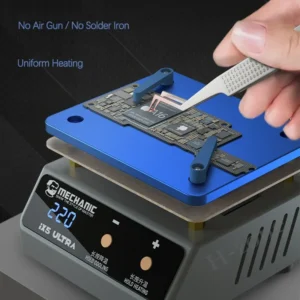Preheating Station Mechanic IX5 Ultra Mini Preheater Machine iPhone Layered Heating Platform Motherboard Glue Removal Dot Matrix