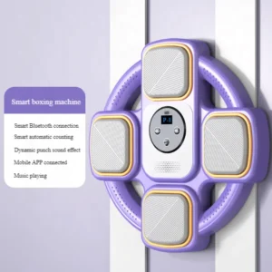 Home Fitness Music Boxing Target for Adult Kids Sports Stress Relief Lighted Smart Music Boxing Training Machine