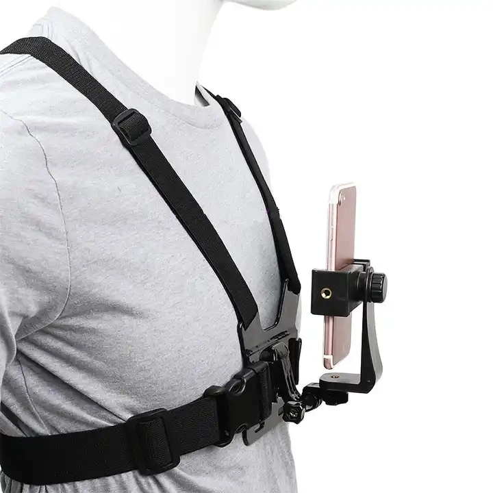 Video Photgraph Strap Suitable for Mobile Phone Chest Strap Fixed Shooting Shoulder Strap Chest Shooting Bracket for Camera