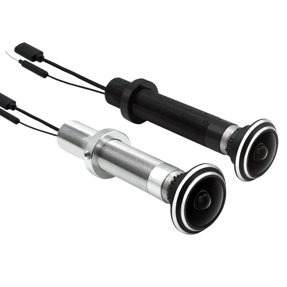 HD WiFi Doorbell Door Viewers Video Camera Peephole Wide-angle Motion Detection One-Way Audio 3MP H.265 Compression Built-in