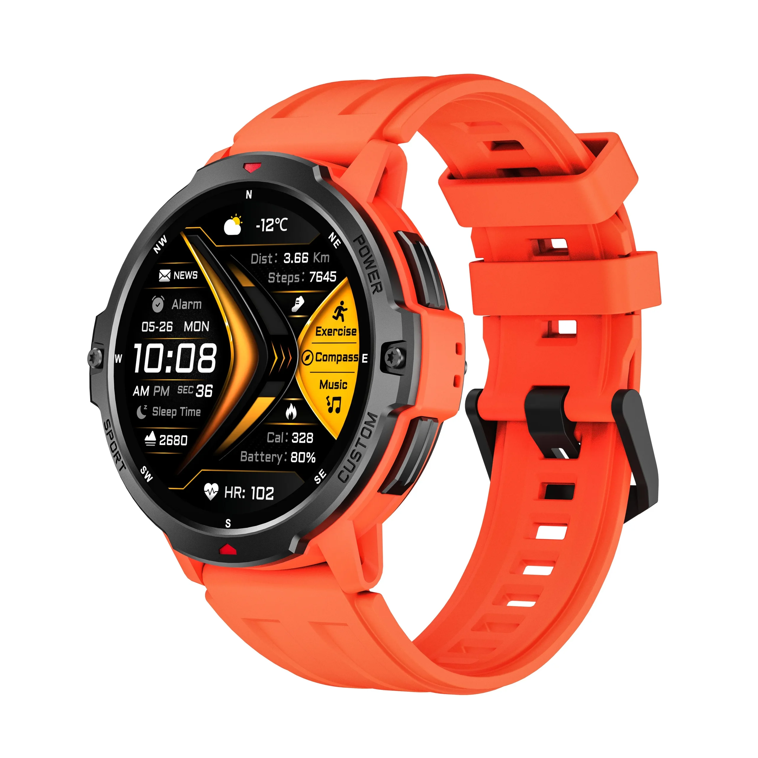 C31 Outdoor Smartwatch Dynamic Heart Rate Monitoring, GPS Sports Tracking, Advanced Algorithms