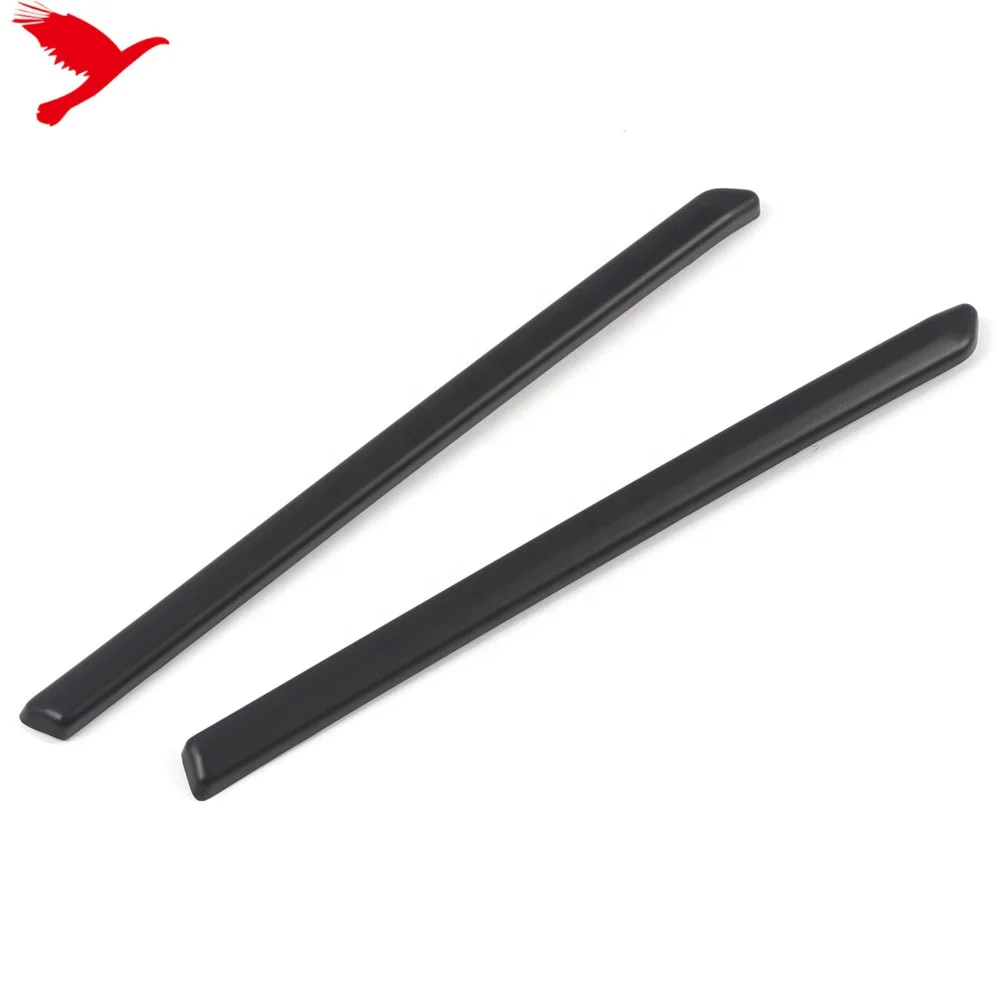 For Toyota 4Runner + Car Front Middle Grille Center Grille Inserts Cover Trims ABS Carbon Fiber/Matte Accessories 2pcs