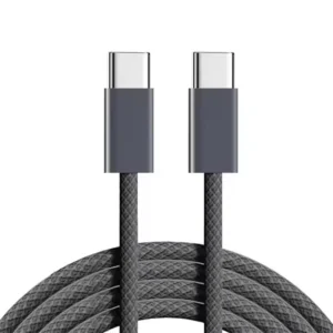 60W 3A Nylon Braided USB C Cable 1M Fast Charging Cable Type-C to Type-C Mobile Phone Data Cable /16/17 for iPhone 15