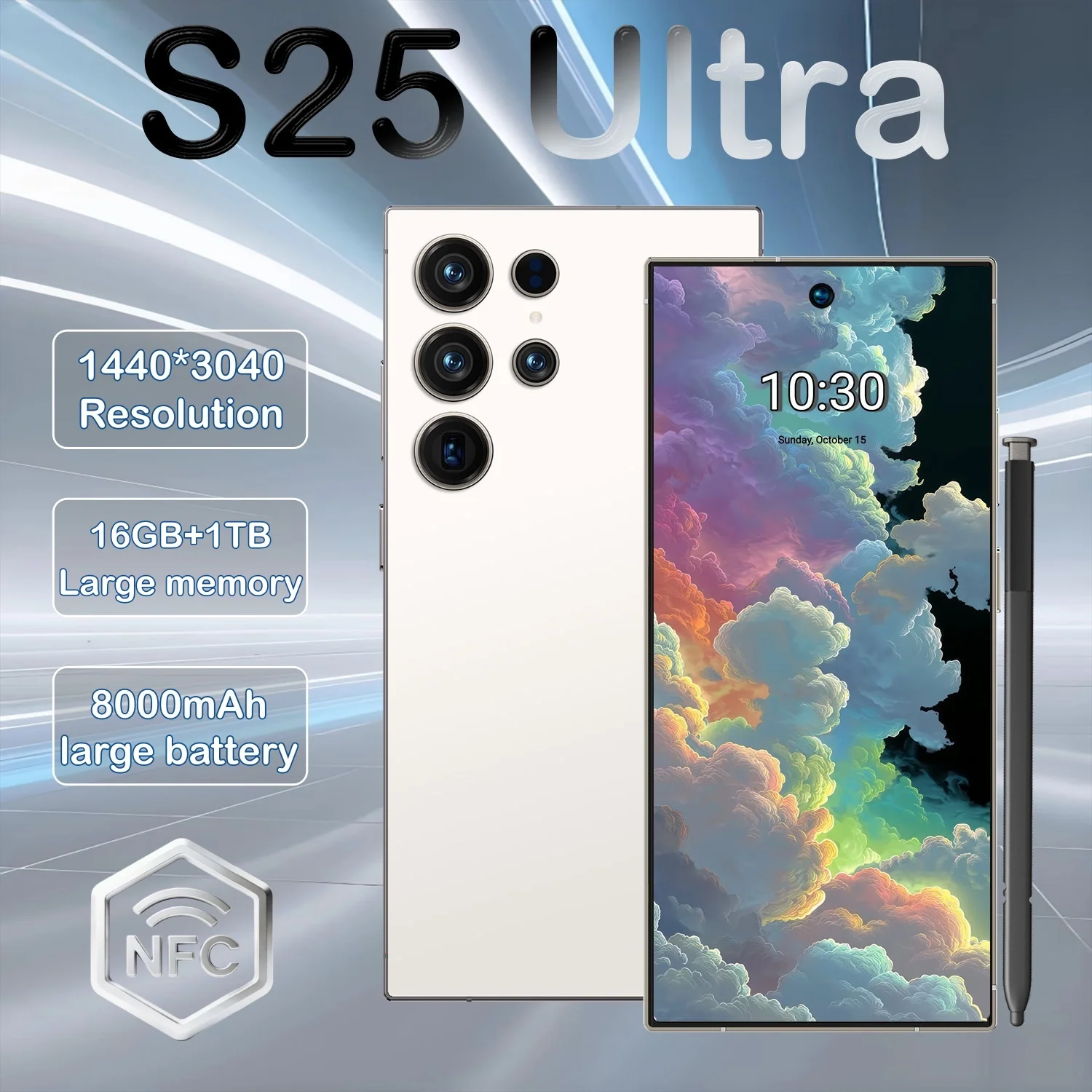 Unlocked for S25 Ultra 5G Smartphone with 16GB RAM & 1TB ROM NFC Cellphone Android 15 4g 5g Mobile Phones - Image 2
