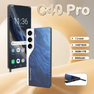 C40 Pro 16 GB + 1 TB Android 15 Large HD Dual Decacore 5G 144Hz Custom Global 15 5G Smartphones