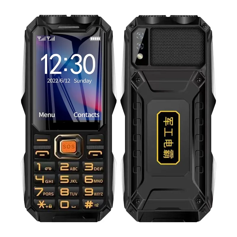 2G 4G LTE Rugged Strong Durable Outdoor Mobile Phone Power Bank Big Battery SOS Speed Dial Blacklist Voice Changer Loud Sound - Image 3
