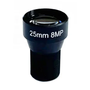 Factory Price 25mm 8MP F1.6 M12 Far Field CCTV Board Lens HD IR Fixed Iris 1/1.8 Inch 20 Angle of View Boshi PL25-F1.6