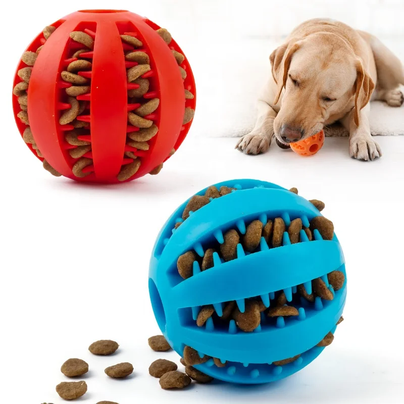 Pet Manufacturer Rolling Dog Ball Interactive Dog Toy Slow Feeder Chew Pet Dog Toys Treat Dispenser Toy Pack of 30 - Image 2