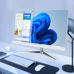 All in One Computer 23.8-inch Core i3 7100 16GB 512GB SSD AIO Monoblock Computer UPS Battery Backup For Office Computer