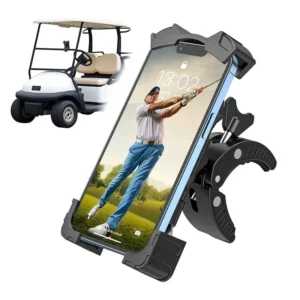 Universal Golf Cart Phone Holder Adjustable Bike Food Stand Quick Release bar Mount Bracket