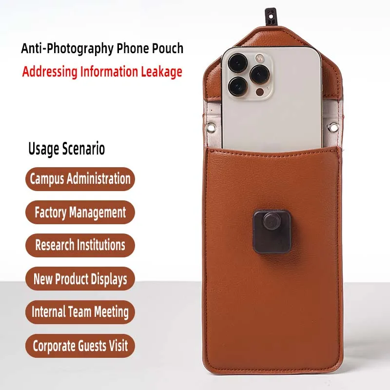 Muslim Design Anti-Photography Mobile Phone Bag with Security Privacy No Picture Feature for Wedding Exhibitions Pack of 10 - Image 3