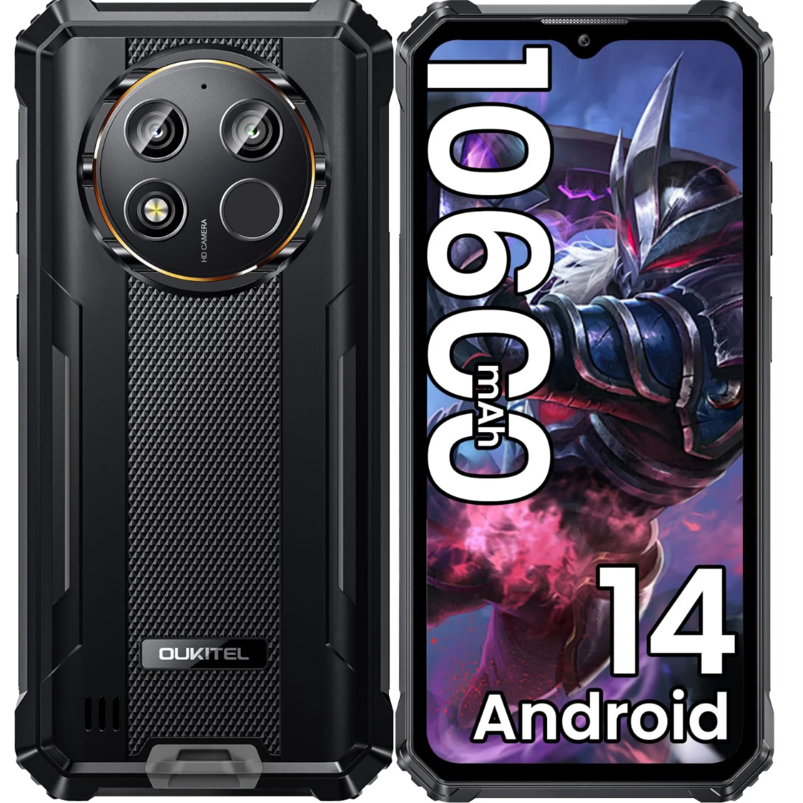 HW Canmon 30 Octa Core Rugged Phone Adventurers Construction Sites Large Battery Capacity Scratch-resistant Screen