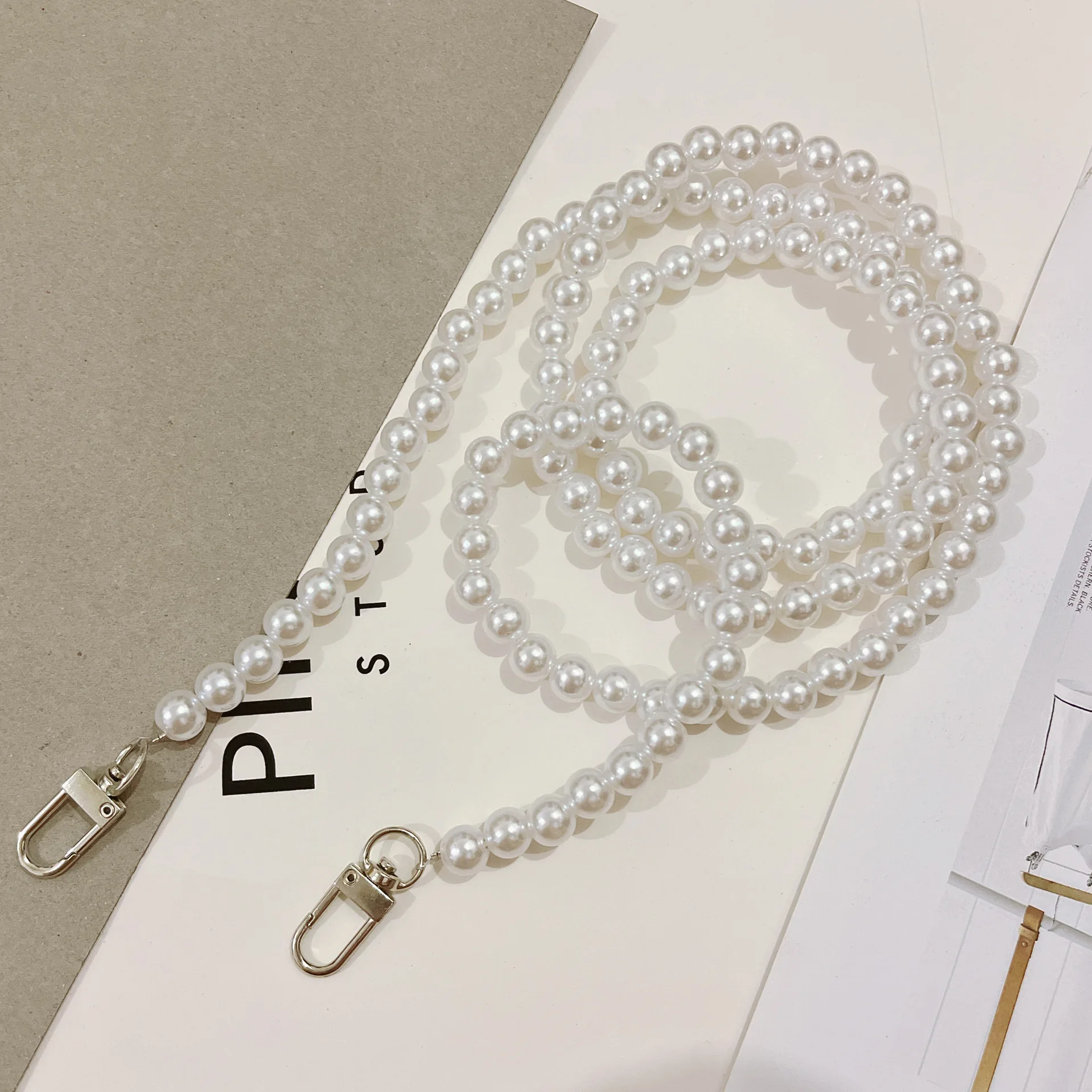 Fashion Universal Mobile Phone Straps Factory Neck Strap Cross Body Wrist Ropes Case Holder Pearl Chain No Reviews yet Pack of 100 - Image 4